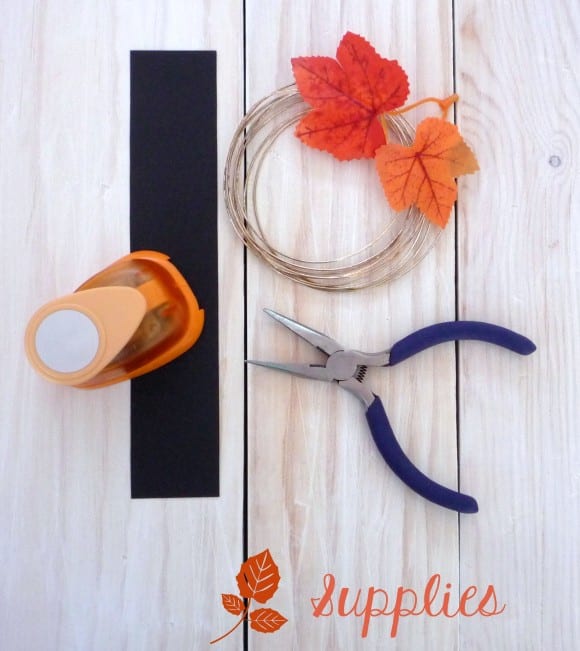Fall wine glass marker DIY supplies | CatchMyParty.com