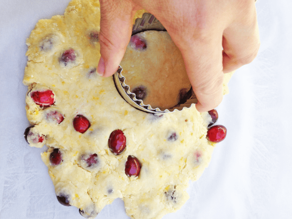 Cranberry Orange Scone Dough | CatchMyParty.com