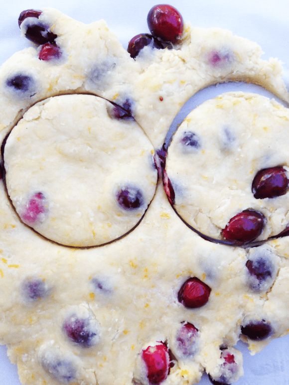 Cranberry Orange Scone Dough | CatchMyParty.com