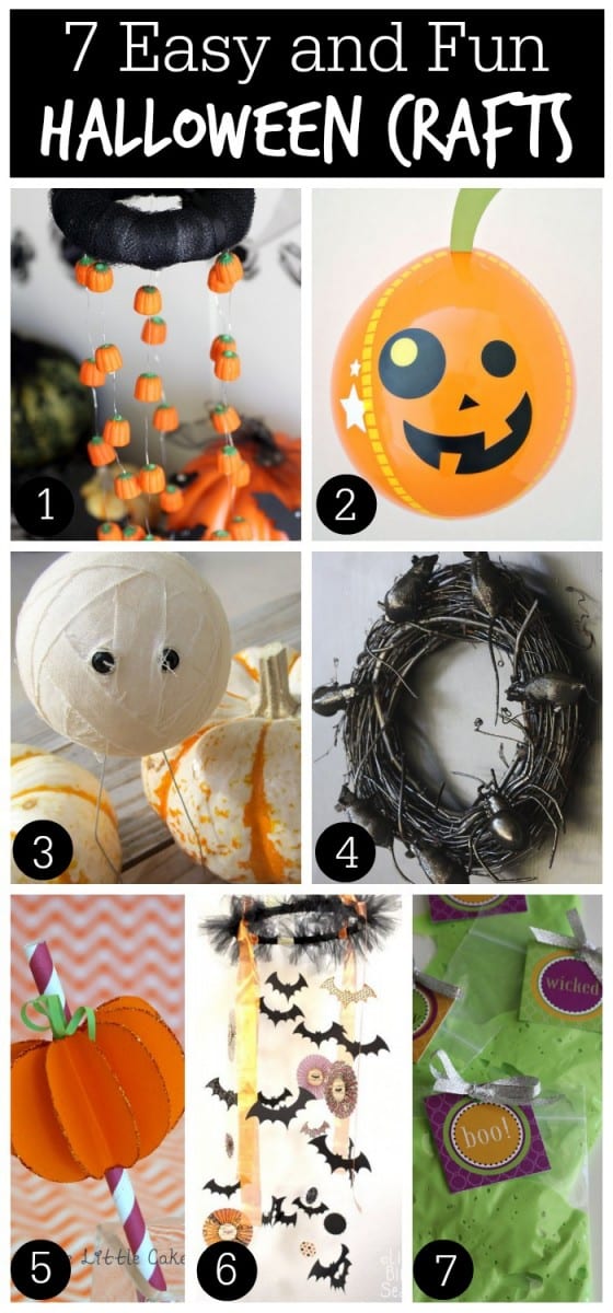 7 Easy Halloween Crafts | CatchMyParty.com