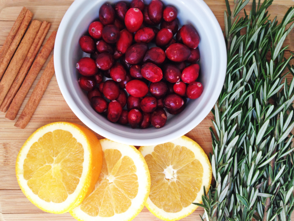 Cranberry Orange Spice Stove Top Potpourri DIY | CatchMyParty.com