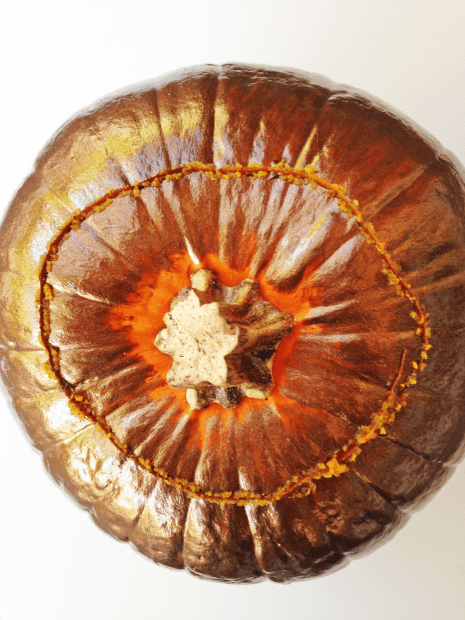 DIY Thanksgiving Pumpkin Vase Tutorial | CatchMyParty.com