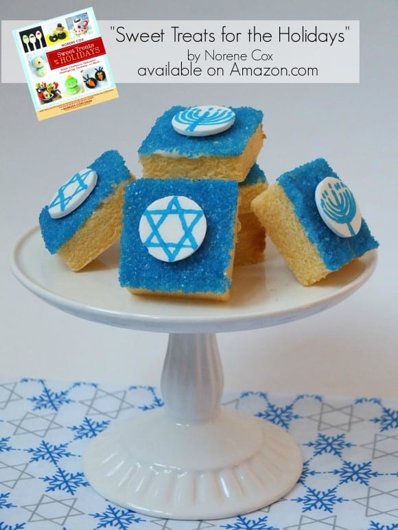 Hanukkah Cake Bites | CatchMyParty.com