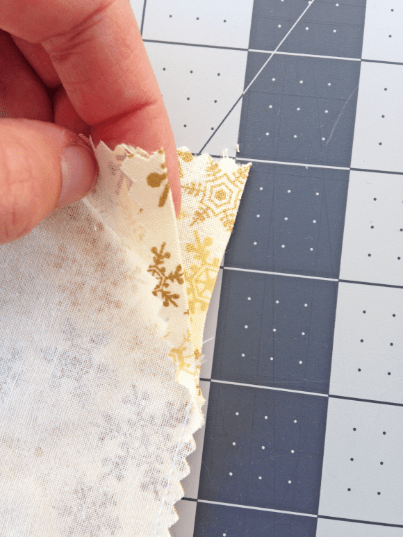 Fabric Bag Wrapping Tutorial measure | CatchMyParty.com