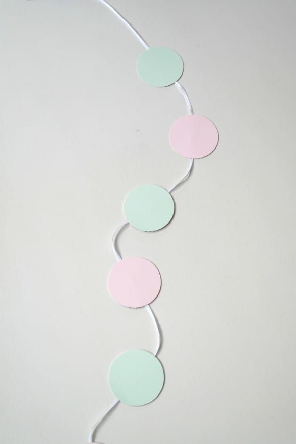 DIY Paint Swatch Banner Tutorial | CatchMyParty.com