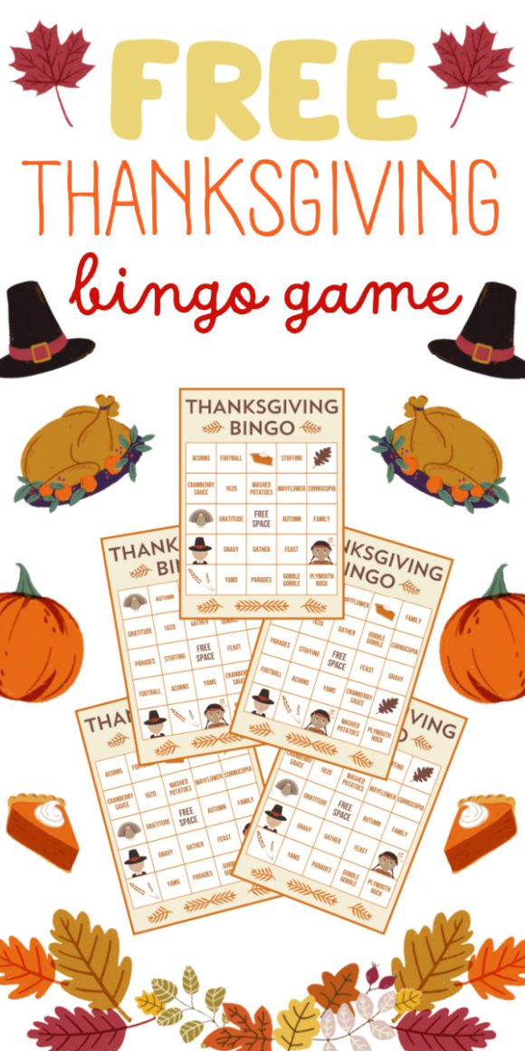 Free Printable Thanksgiving Bingo Cards