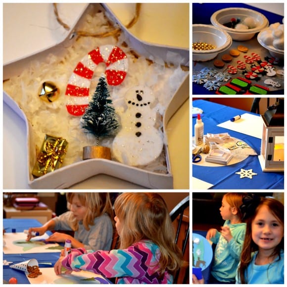 Winter Wonderland Playdate Collage | CatchMyParty.com