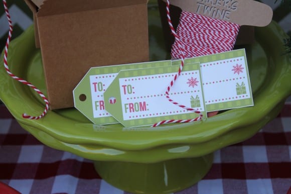 Cookie Exchange Party Ideas Gift Tags | CatchMyParty.com