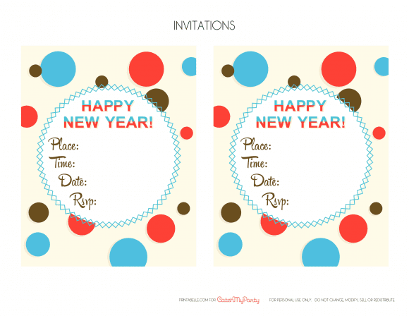 Free New Year's Eve Party Invitations | CatchMyParty.com