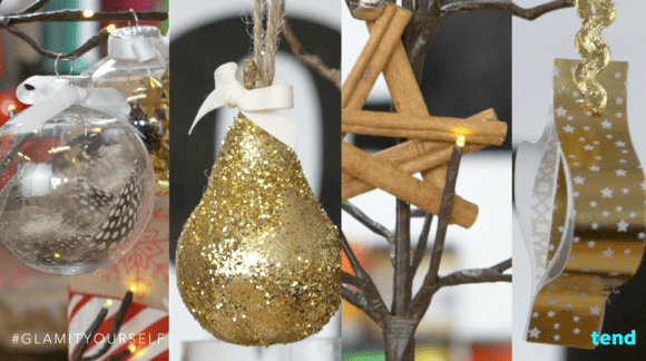 Christmas Ornament DIY Ideas |CatchMyParty.com