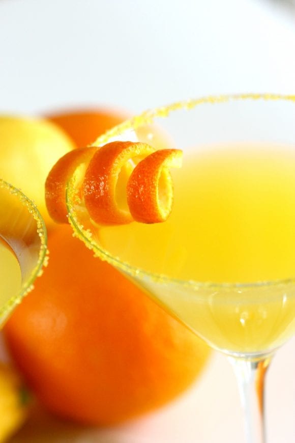 Orange California Cosmopolitan Cocktail | CatchMyParty.com