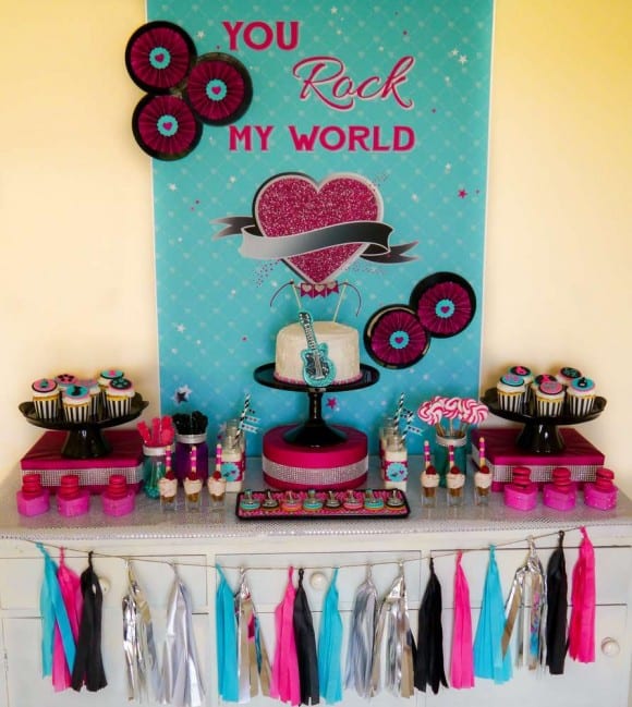 Rocky My World Dessert Table | CatchMyParty.com