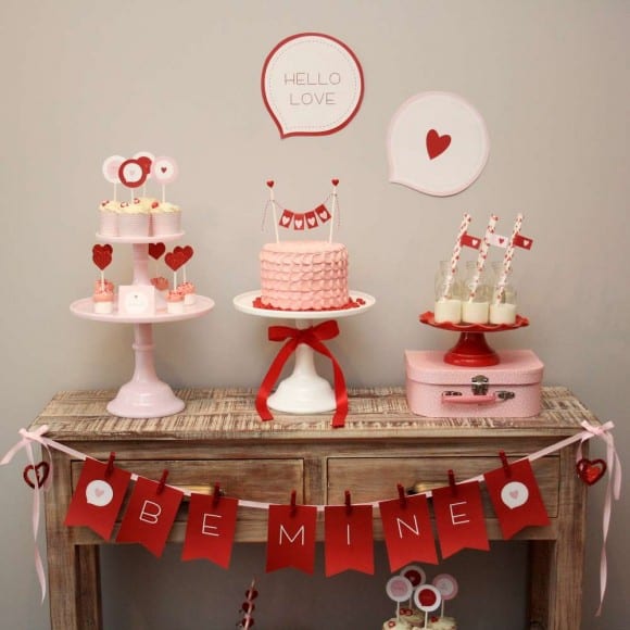 Love Dessert Table | CatchMyParty.com