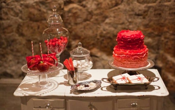 Love Dessert Table | CatchMyParty.com