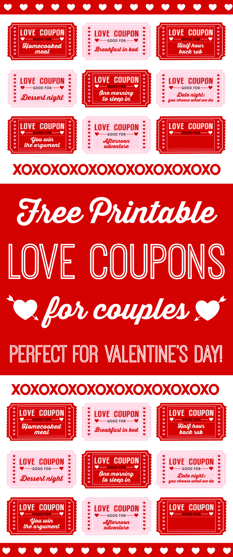 Free Printable Love Coupons For Couples On Valentine s Day Catch My Party