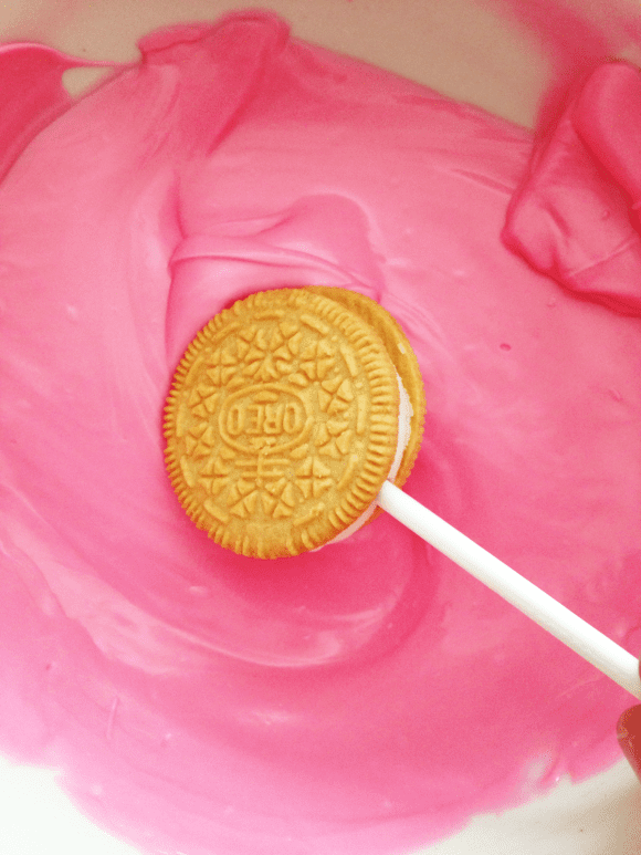 Dip the Pink Oreo Cookie Favors