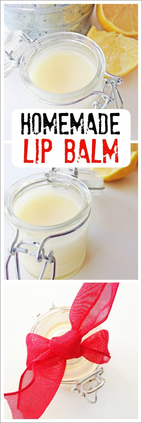 Homemade lip balm DIY | CatchMyParty.com