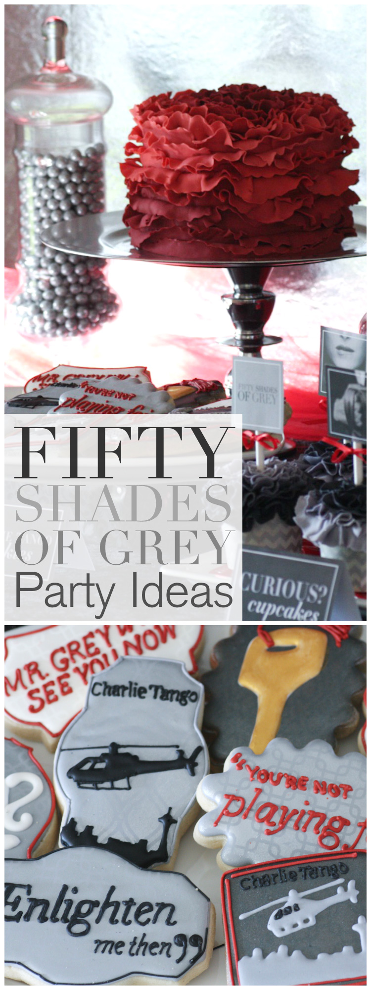 How To Host A Fifty Shades Of Grey Ladies Night Party Free Printables Catch My Party 