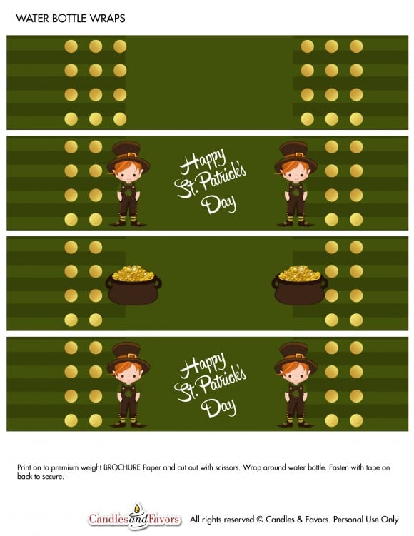 Free St. Patrick's Day Party Printables | CatchMyParty.com