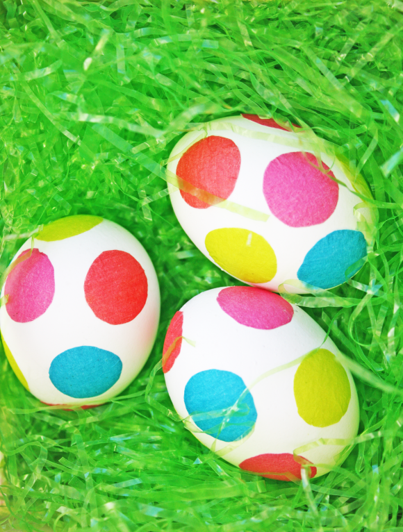 Easter Mod Podge Egg Craft | CatchMyParty.com