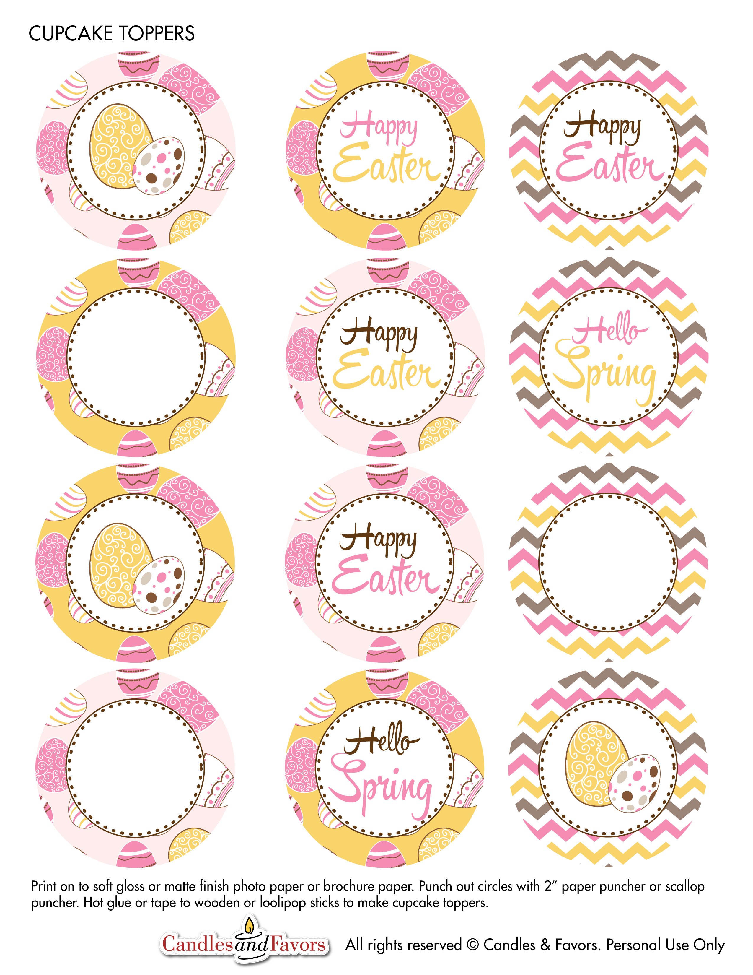 Free Printables for Easter Catch My Party