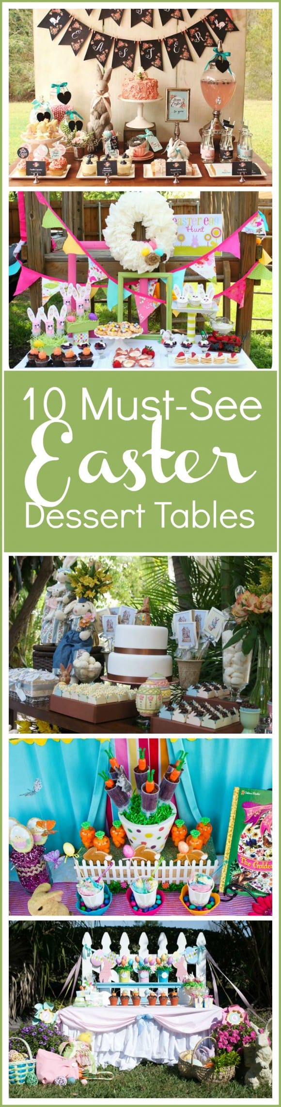 Easter Dessert Tables | CatchMyParty.com
