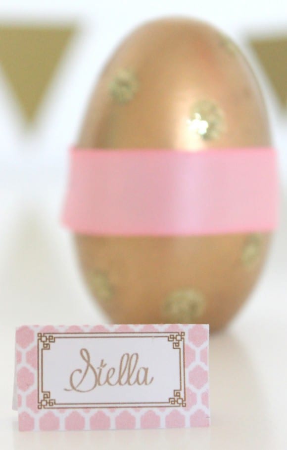 Final Egg Place Card | CatchMyParty.com
