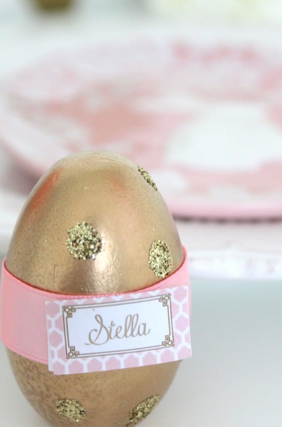 Easter Egg Place Card | CatchMyParty.com