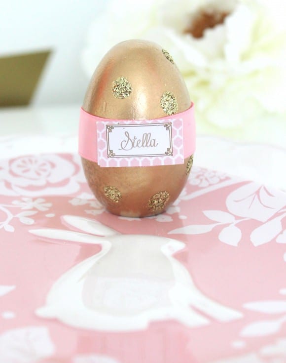 Easter Egg Place Card | CatchMyParty.com