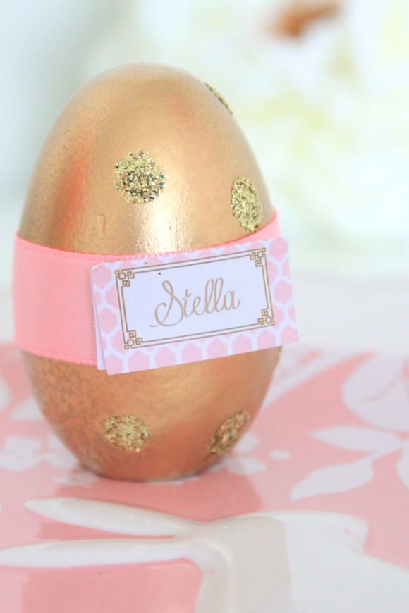 Easter Egg Place Card | CatchMyParty.com