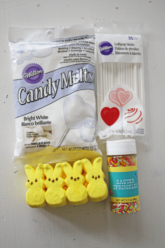 Ingredient Peeps on Sticks | CatchMyParty.com