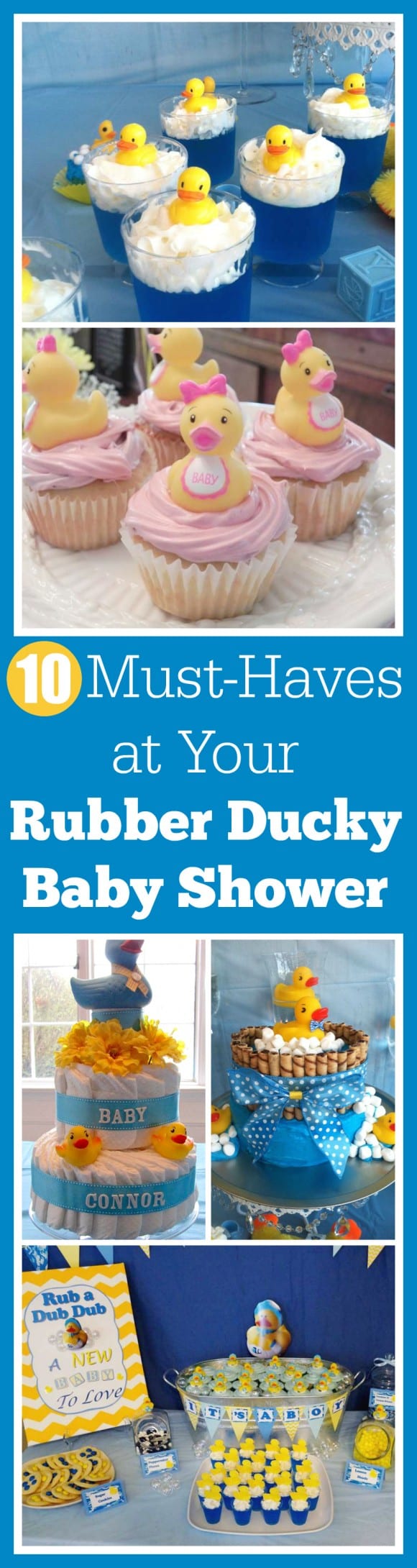 10 Must-Haves at Your Rubber Ducky Baby Shower | CatchMyParty.com