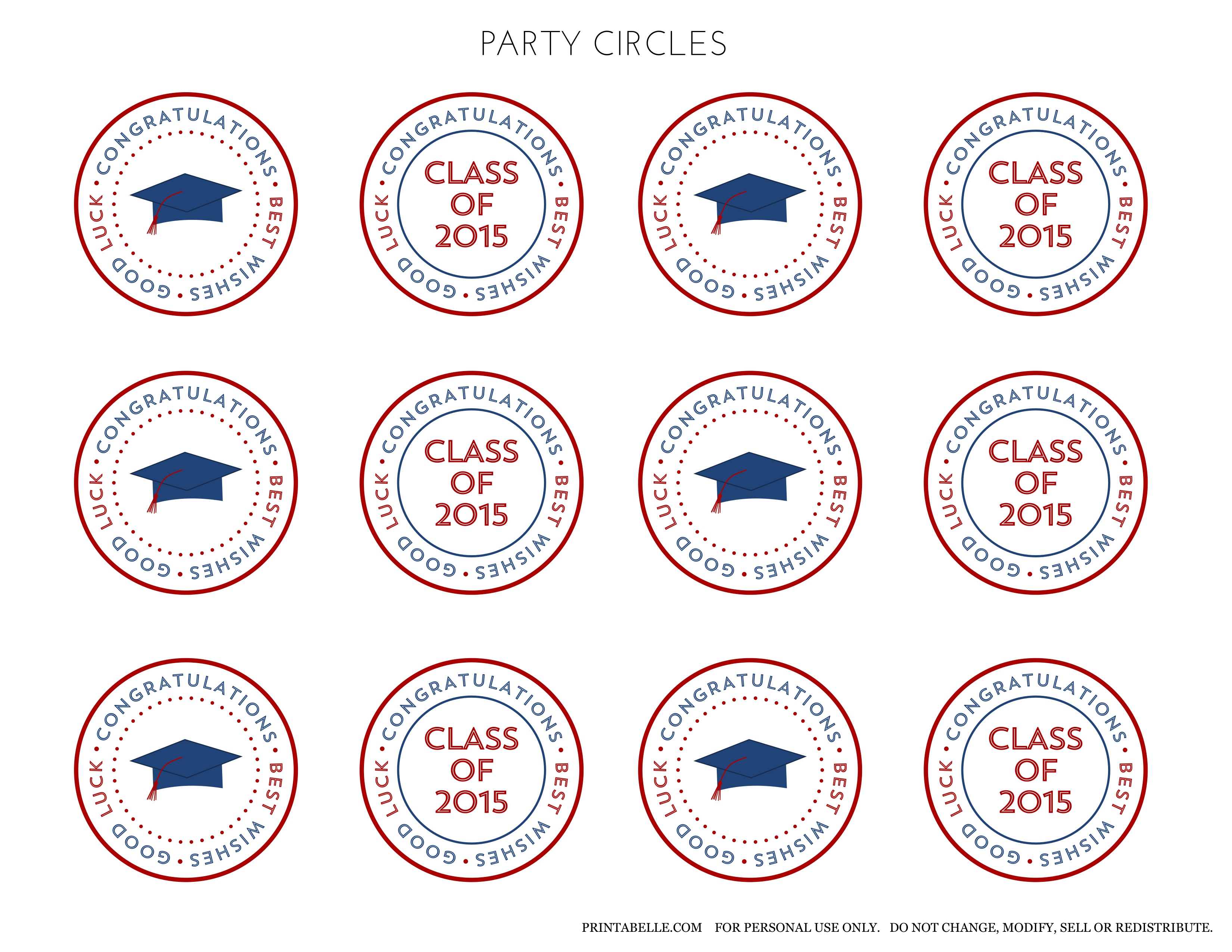 Free 2015 Graduation Printables Catch My Party