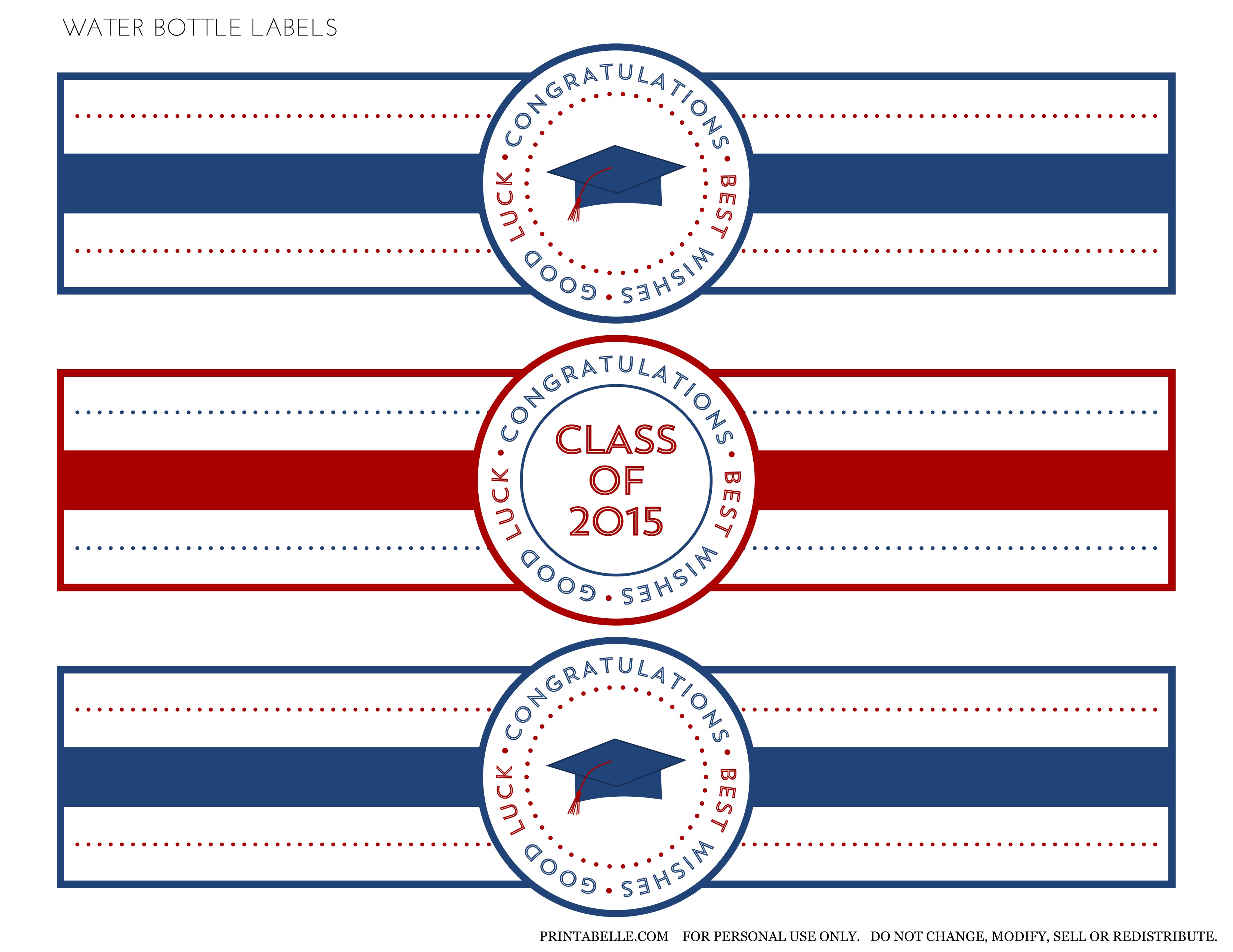 Free 2015 Graduation Printables | Catch My Party