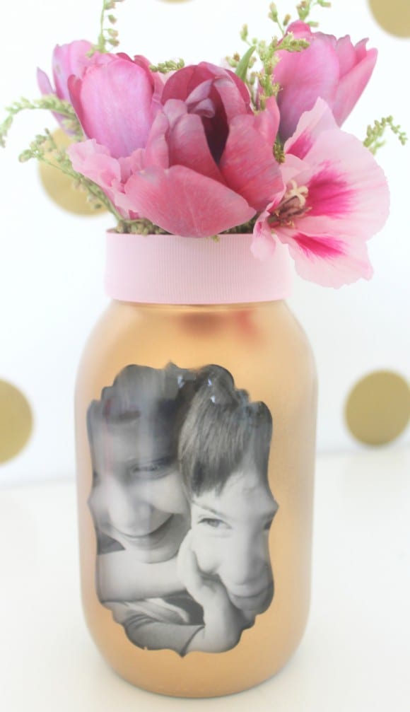 Mother's Day Photograph Vase | CatchMyParty.com