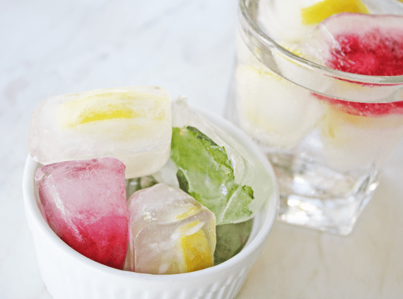 Fruit and Herb Ice Cubes | CatchMyParty.com