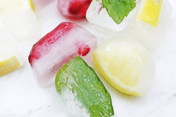 Lemon Ice Cubes Recipe | CatchMyParty.com