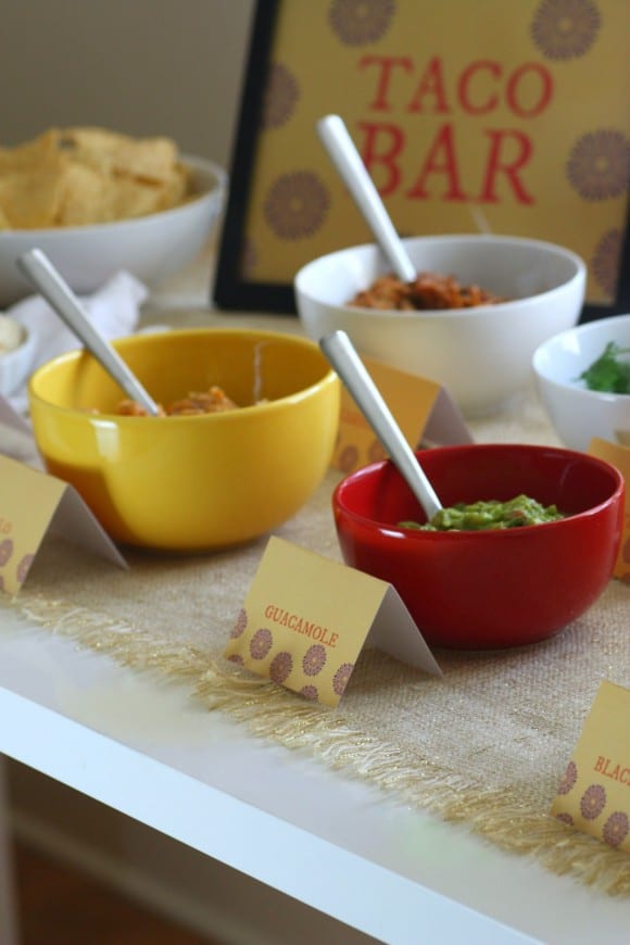 How to Create a Taco Bar | CatchMyParty.com