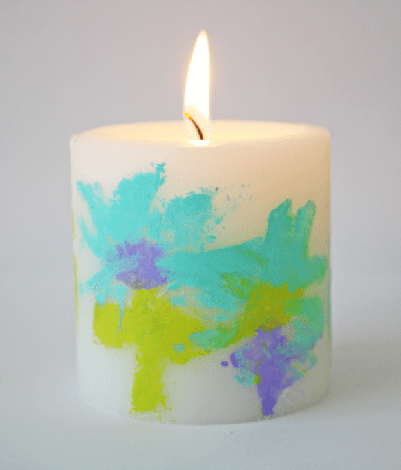 Last minute Mother's Day candle craft for kids | CatchMyParty.com