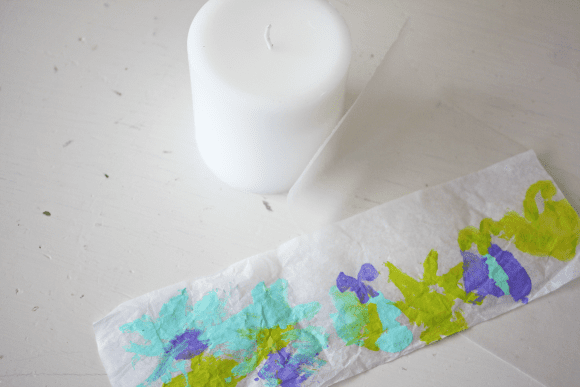 Last minute Mother's Day candle craft for kids | CatchMyParty.com