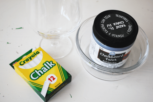 Materials for Chalkboard Wine Glass | CatchMyParty.com