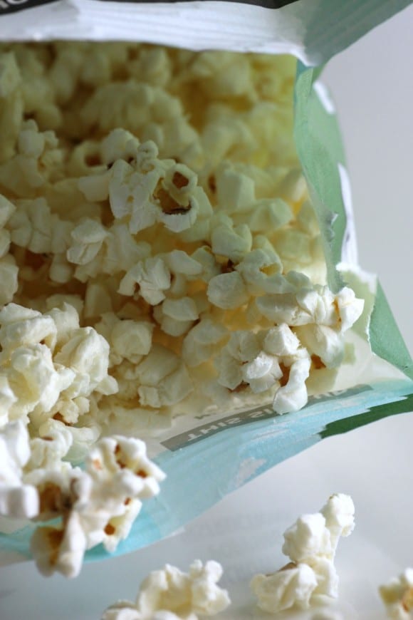 Easy Microwave Salted Caramel Corn Recipe | CatchMyParty.com