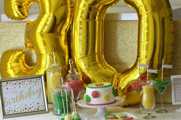 Jelly Bean 30th Birthday Party Ideas | CatchMyParty.com