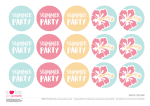 Party circles Summer Party Printables | CatchMyParty.com
