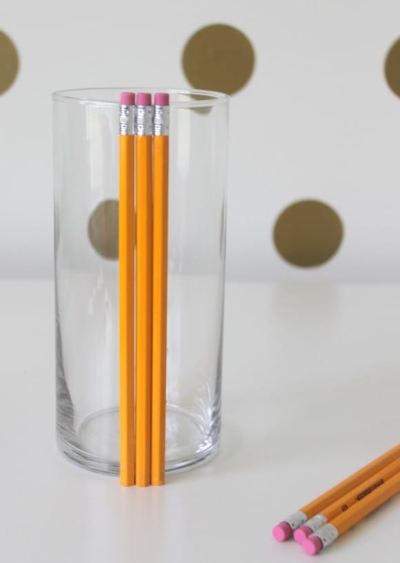 Materials for the Pencil Vase | CatchMyParty.com