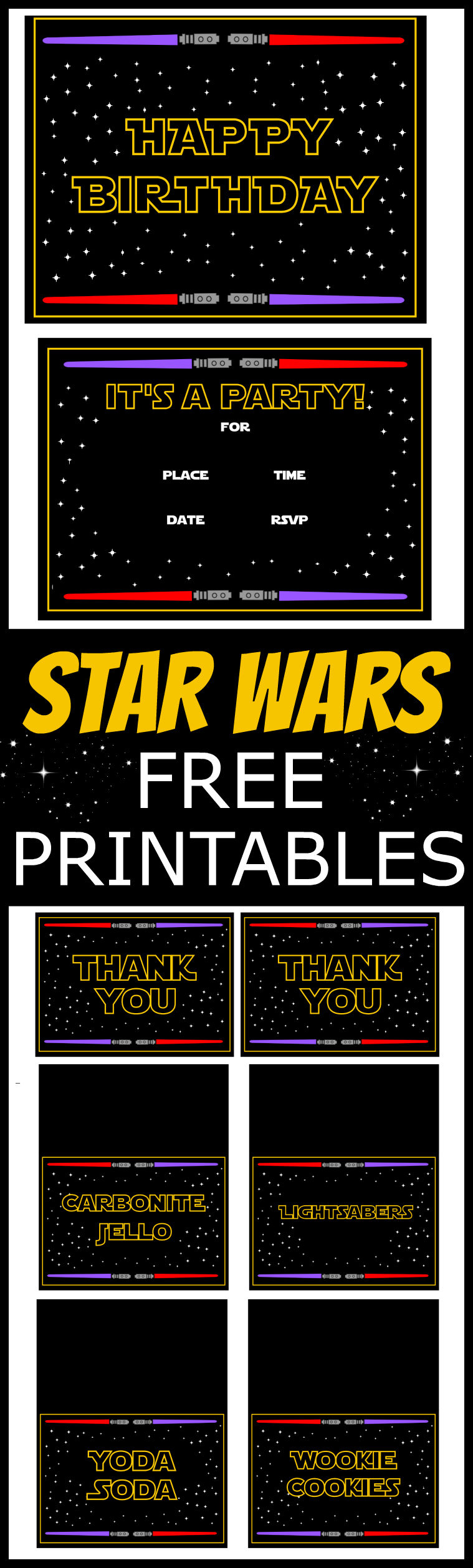 Free Star Wars Birthday Party Card Holland Teenpornclips