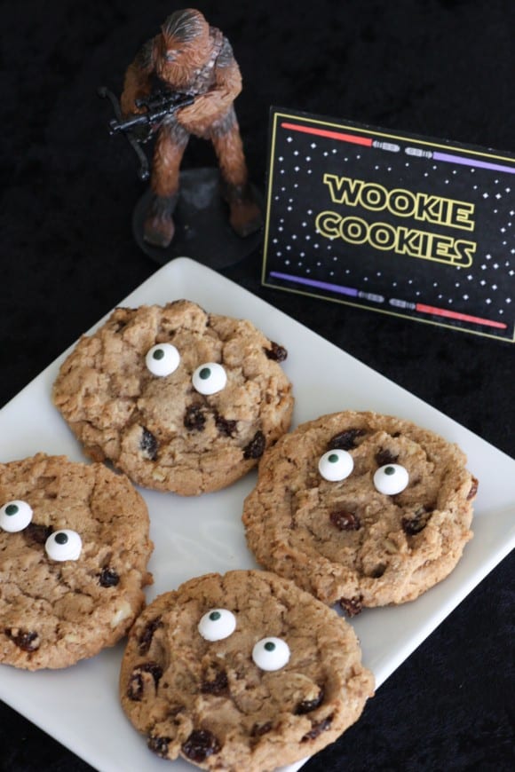 Wookie Cookies for a Star Wars party | CatchMyParty.com