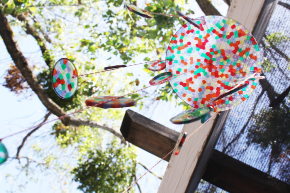 Rainbow Suncatcher Chandeliers | CatchMyParty.com