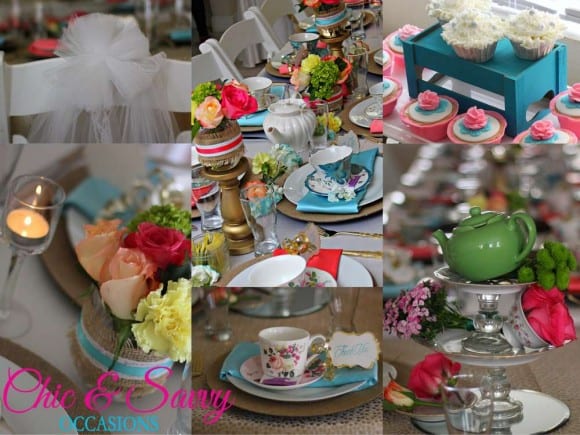 Tea party Bridal shower | CatchMyParty.com