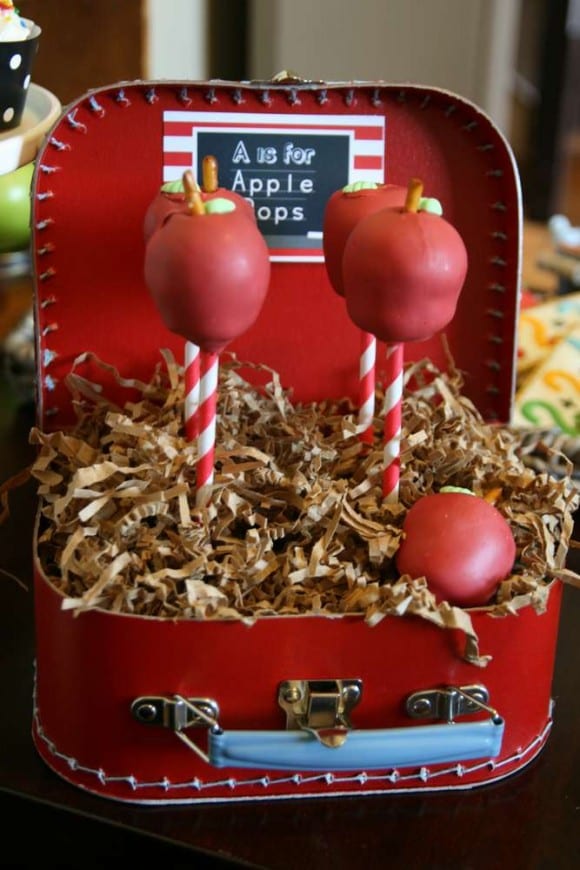 Apple Cake Pops | CatchMyParty.com